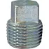 Zinc-Plated Steel Square Head Solid Plugs