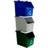 Poubelles de recyclage empilables