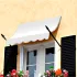 Auvents fixes en tissu, ouvragés et décoratifs