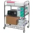 Chariots de service Omnimed® en fil métallique époxy noir	