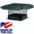 Draft King Black Galvanized Steel Chimney Caps