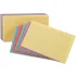 Fiches bristol de couleur
