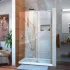 Portes de douche à charnières Dreamline, largeur 37"-49"