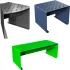 Perforated Metal Modular Benches