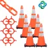 Kits de cônes de signalisation et de raccords pour chaînes