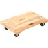 Chariots pour terrasses en bois massif