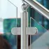 Attaches et fixations pour garde-corps en verre