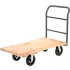 Chariots à plate-forme pour terrasses en bois dur