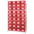 Global Industrial™ Chrome Wire Shelving with Nest & Stack Shipping Totes