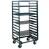 Chariots mobiles pour bacs et plateaux en acier