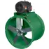 Ventilateurs à conduit à entraînement par courroie axiale pour environnements humides