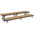 National Public Seating® - Estrades de chœur droites et garde-corps