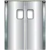 Portes de circulation en aluminium résistantes aux chocs