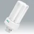 Ampoule CFL à 4 broches et à trois tubes, à emboîter