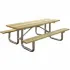 Traditional Wood Picnic Tables