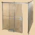 Salles de sécurité en treillis métallique préconfigurées Quik-Fence®