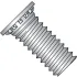 Self Clinching Stud 12 Rib Full Thread 300 Series Stainless Steel