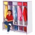 Laminated Preschool Lockers with Seats