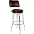 Cutout Back Swivel Bar Stools