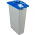 Poubelles en plastique minces à flux multiples