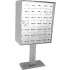 Boîtes aux lettres canadiennes à chargement frontal horizontal, à montage sur socle intérieur