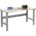 C-Channel Leg Stainless Steel Top Workbenches