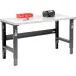 Global Industrial™ C-Channel Adjustable Height Workbenches