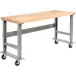 Global Industrial™ C-Channel Mobile Adjustable Height Workbenches