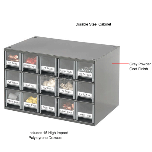 Akro Mils Steel Small Parts Storage Cabinet 19715 17 Quot W X