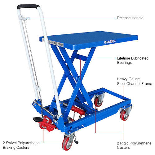 TABLE ELEVATRICE CHASSIS ELECTRIQUE EN X - NOIR