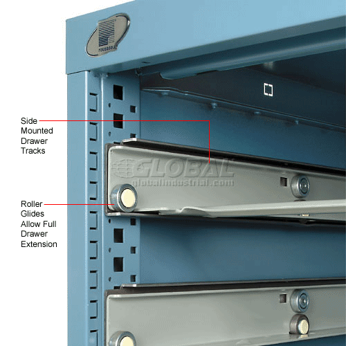Rousseau Modular Storage Drawer 36x24x32, 4 Drawers (3 Sizes) w