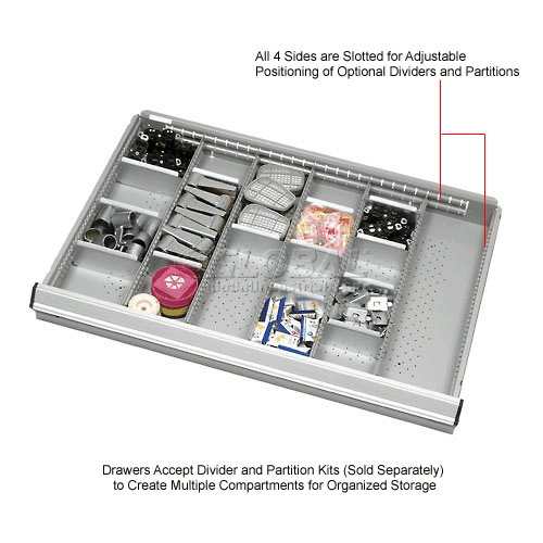 Rousseau Modular Storage Drawer 30x27x60, 14 Drawers (3 Sizes