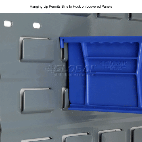 Global Industrial™ Plastic Stack & Hang Bin (24) 5-1/2"x10-7/8x5" & (24 ...