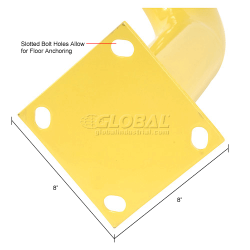 Global Industrial™ Steel Triple Elbow Corner Guards 24H X 24L