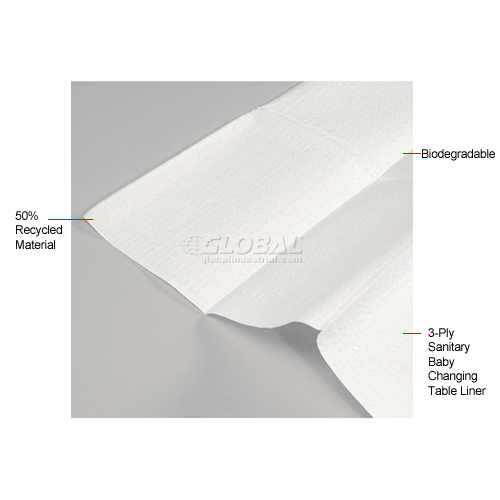 Koala Kare® Sanitary Baby Changing Table Bed Liners 500 Liners/Case