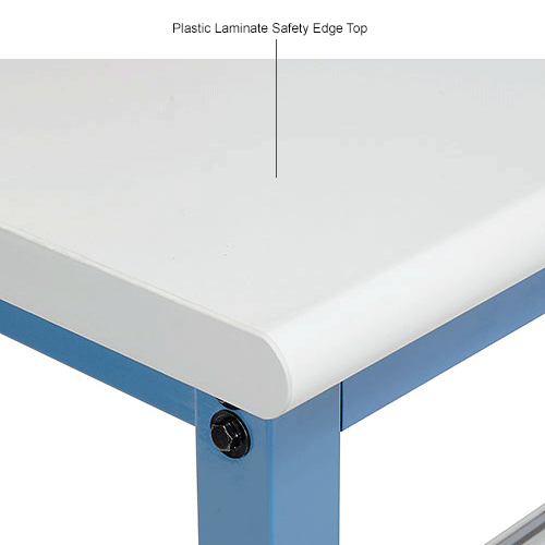 Global Industrial™ Packing Workbench W/Riser Kit, Laminate Safety Edge ...