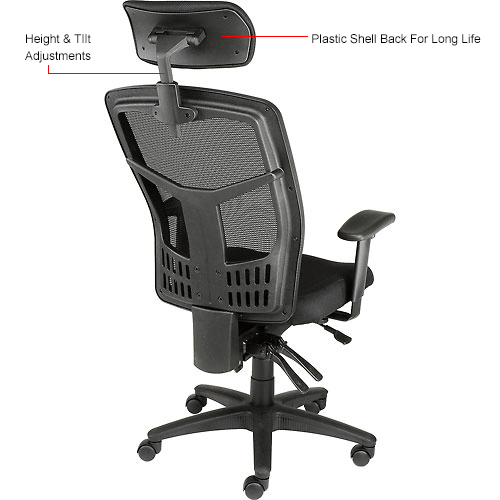 office chair with headrest