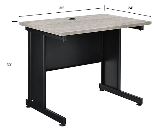 Interion® Traditional Office Desk, 36