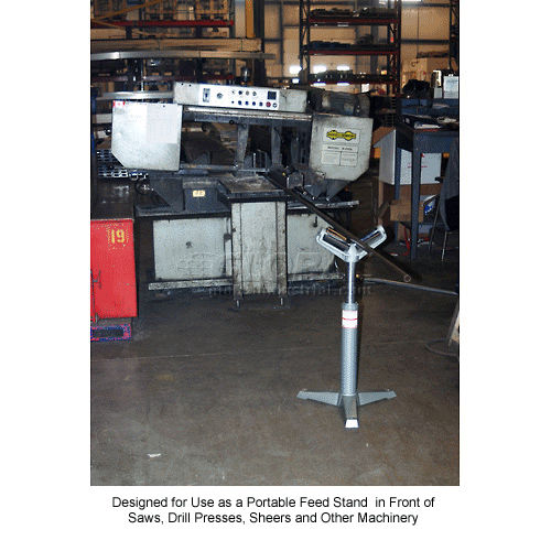 Roller V Stand STANDV with 231/2" to 391/4" Height Range 1760 Lb