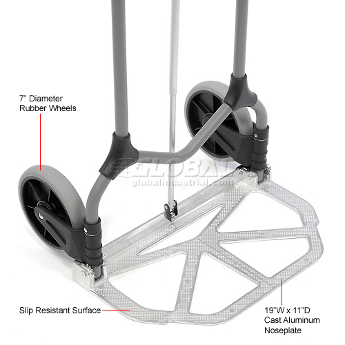 Global Industrial™ Folding Hand Cart 200 Lb. Capacity 251848