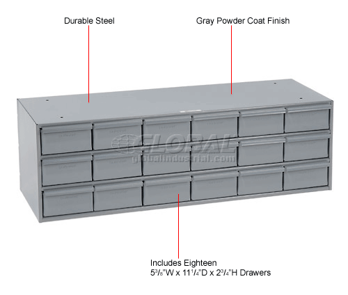 Durham Steel Storage Parts Drawer Cabinet 005 95 18 Drawers
