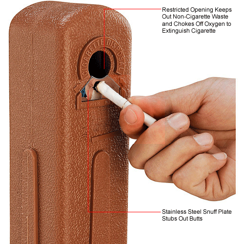 Outdoor Ashtrays Free Standing Ashtrays Global Industrial