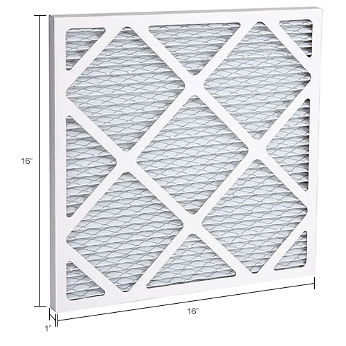 Replacement Pre Filter For Global Industrial Air Scrubber, 2/Pack