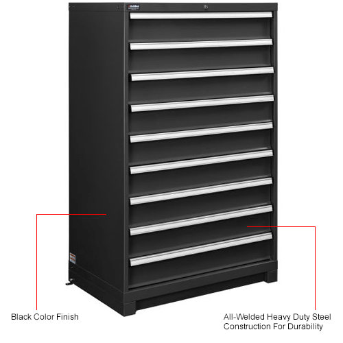 Global 8482 Modular Drawer Cabinet 9 Drawers W Lock W O