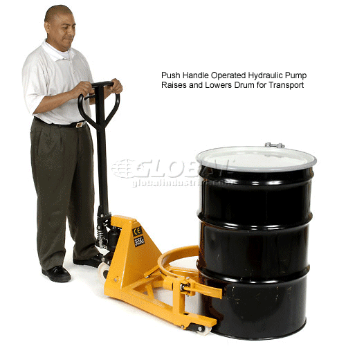 Global Industrial™ Portable Hydraulic Drum Lifting Jack 800 Lb