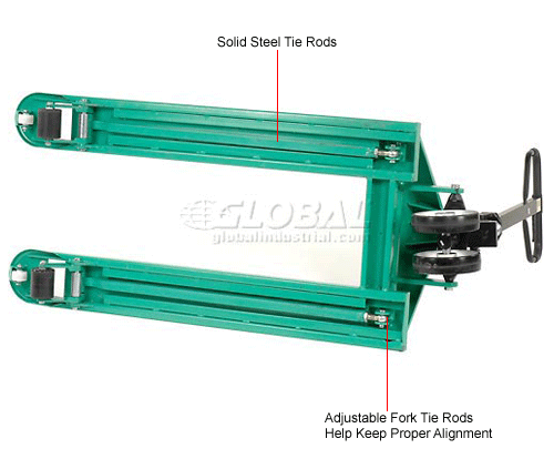 Wesco® Pallet Jack Truck 272778 27 x 48 5500 Lb. Capacity | 330438