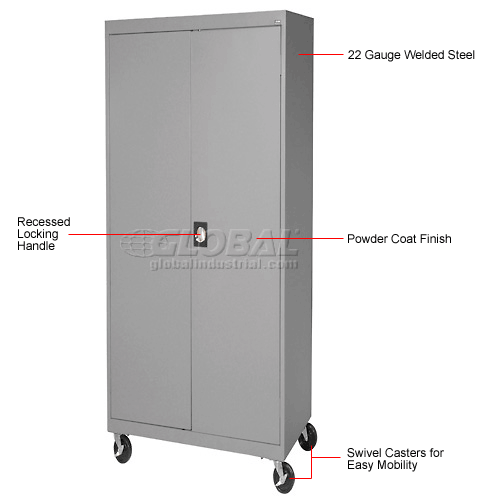 SANDUSKY TA3R462460-05 - Mobile Transport Storage Cabinet Type Flammable  Liquid Storage Cabinet