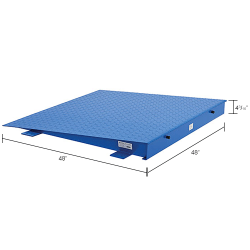 Global Industrial™ Ramp For 4'x4' NTEP Pallet Scale, 40"Lx48"Wx43/16"H