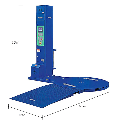 Global Industrial™ Stretch Wrap Machine Ramp For 412409, 591/16"Lx393/8"W 412410