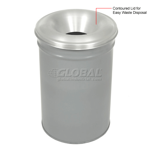 trash barrels with lids